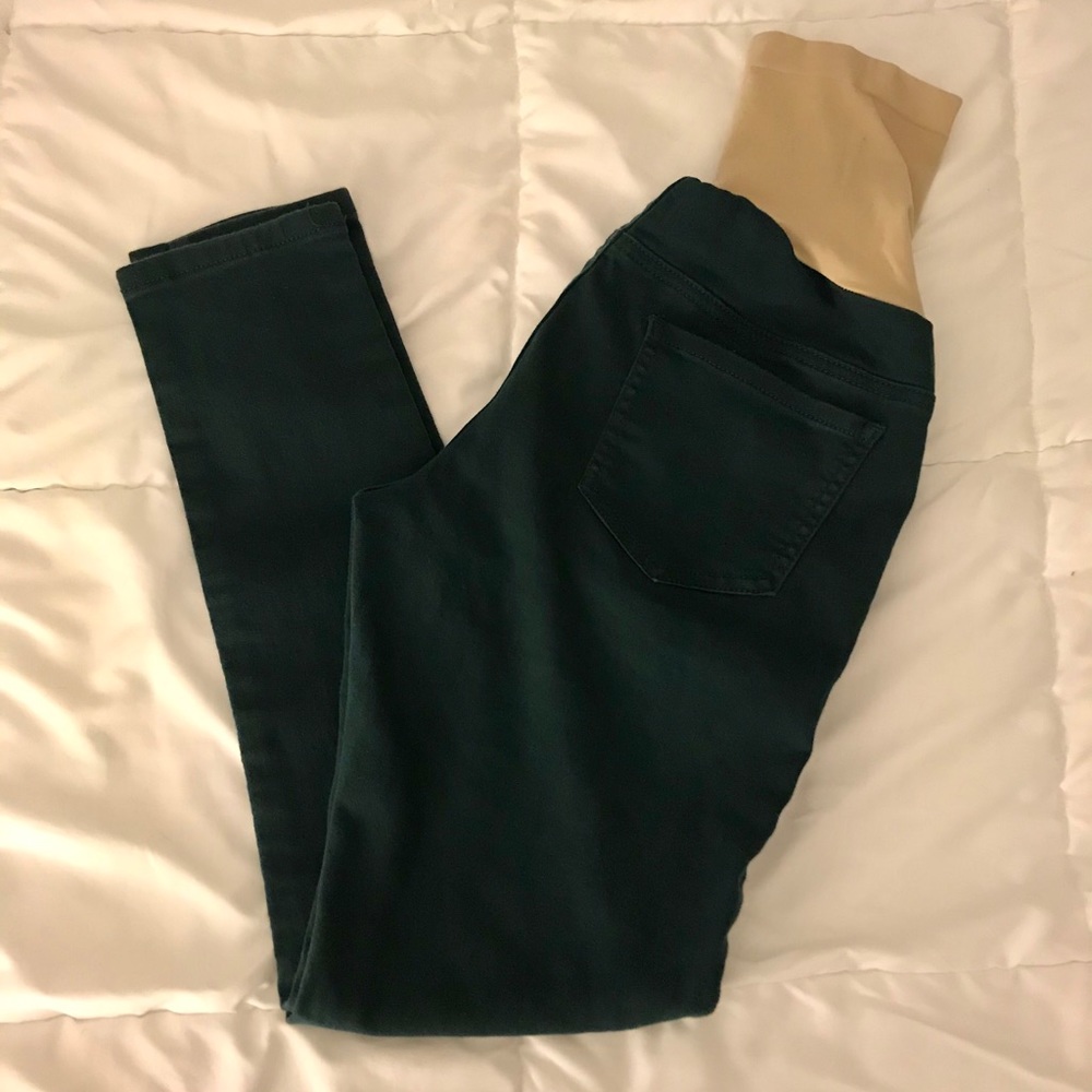 Full panel maternity skinny pants